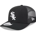 svart-trucker-keps-9seventy-stretch-snap-evergreen-fran-chicago-white-sox-mlb-av-new-era