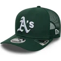 gron-trucker-keps-9seventy-stretch-snap-evergreen-oakland-athletics-mlb-fran-new-era