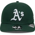 casquette-trucker-verte-9seventy-stretch-snap-evergreen-oakland-athletics-mlb-new-era