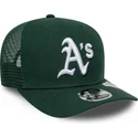 gron-trucker-keps-9seventy-stretch-snap-evergreen-oakland-athletics-mlb-fran-new-era