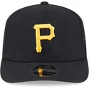 cappellino-trucker-nero-9seventy-stretch-snap-evergreen-dei-pittsburgh-pirates-mlb-di-new-era