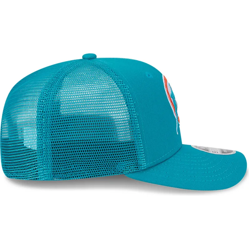 epci-curbata-albastru-snapback-9seventy-stretch-snap-evergreen-helmet-de-miami-dolphins-nfl-de-new-era
