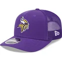 cappellino-trucker-viola-9seventy-stretch-snap-evergreen-dei-minnesota-vikings-nfl-di-new-era