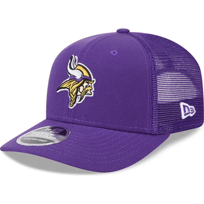 cappellino-trucker-viola-9seventy-stretch-snap-evergreen-dei-minnesota-vikings-nfl-di-new-era