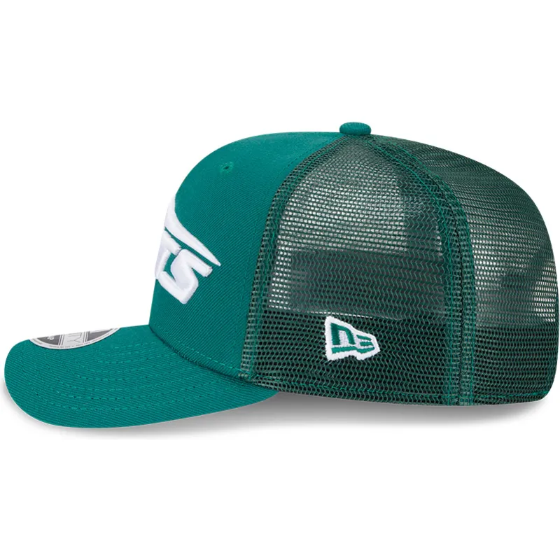 cappellino-trucker-verde-9seventy-stretch-snap-evergreen-dei-new-york-jets-nfl-di-new-era