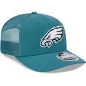 grune-trucker-kappe-9seventy-stretch-snap-evergreen-der-philadelphia-eagles-nfl-von-new-era