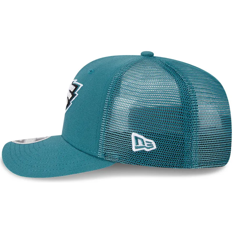 cappellino-trucker-verde-9seventy-stretch-snap-evergreen-dei-philadelphia-eagles-nfl-di-new-era