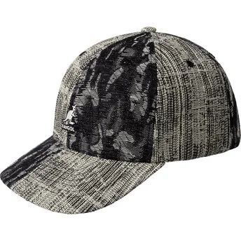 Șepci curbată negru reglabilă Denim Mashup Black Topstitch de Kangol