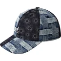 cappellino-curvo-blu-regolabile-denim-mashup-blue-picnic-di-kangol