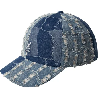 Șepci curbată albastru bandă reglabilă Denim Mashup Medium Blue de Kangol
