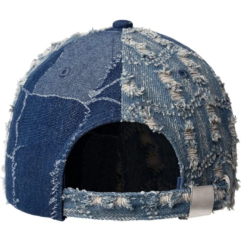 cappellino-curvo-blu-regolabile-denim-mashup-medium-blue-di-kangol