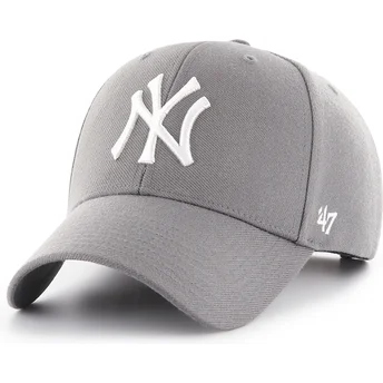 Cap curbată gray snapback MVP de New York Yankees MLB de 47 Brand