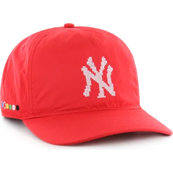 Cap curbată red snapback Hitch LC Eight Bit Hero de New York Yankees MLB de 47 Brand