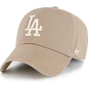 cap-curbata-brown-adjustable-strap-clean-up-ballpark-portabella-de-los-angeles-dodgers-mlb-de-47-brand