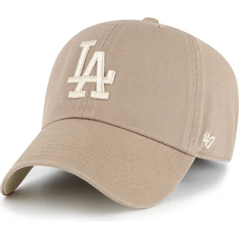 Cap curbată brown adjustable strap Clean Up Ballpark Portabella de Los Angeles Dodgers MLB de 47 Brand