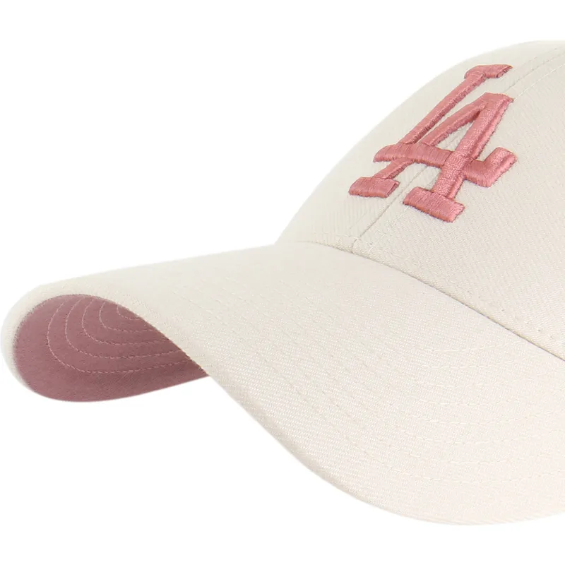 cap-curbata-beige-snapback-rosa-mvp-ballpark-de-los-angeles-dodgers-mlb-de-47-brand