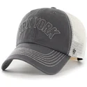 schwarze-trucker-kappe-clean-up-trailer-script-mesh-der-new-york-yankees-mlb-von-47-brand