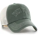 casquette-trucker-verte-clean-up-trailer-script-mesh-new-york-yankees-mlb-47-brand