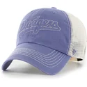 47-brand-clean-up-trailer-script-mesh-los-angeles-dodgers-mlb-blue-trucker-hat