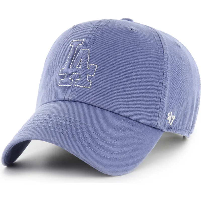 gorra-curva-azul-ajustable-clean-up-trailer-de-los-angeles-dodgers-mlb-de-47-brand