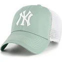 casquette-trucker-verte-clean-up-trawler-new-york-yankees-mlb-47-brand