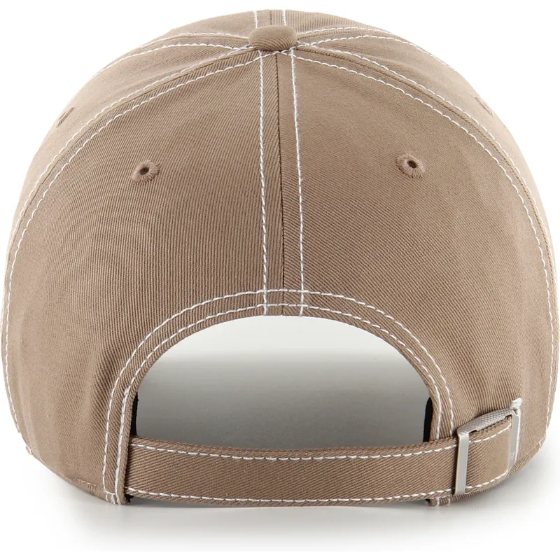 47-brand-curved-brim-clean-up-contrast-stitch-new-york-yankees-mlb-brown-adjustable-cap