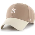 cap-curbata-brown-adjustable-strap-mvp-base-runner-two-tone-legend-de-new-york-yankees-mlb-de-47-brand