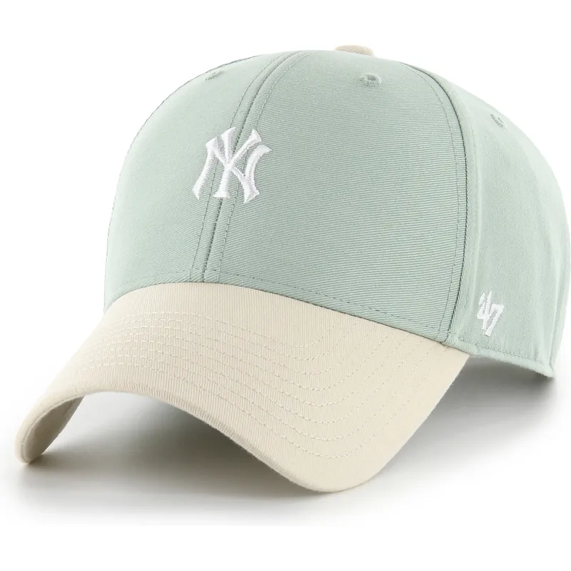 zielona-regulowana-czapka-z-daszkiem-mvp-base-runner-two-tone-legend-new-york-yankees-mlb-od-47-brand