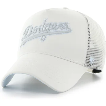 Gorra trucker beige Offside DT Soft Glow Script de Los Angeles Dodgers MLB de 47 Brand