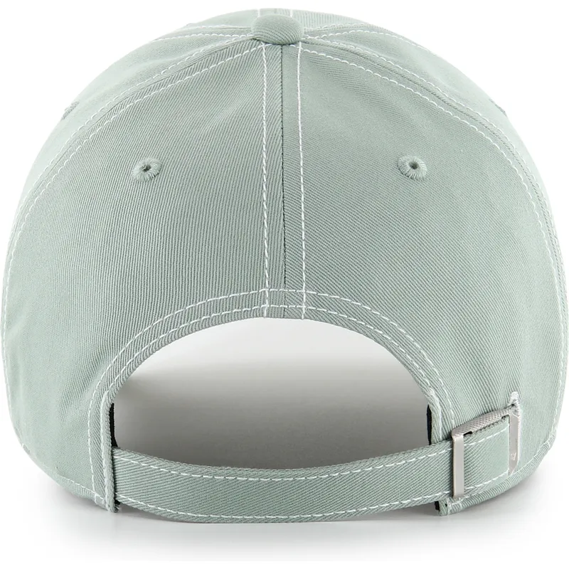 cap-curbata-green-adjustable-strap-clean-up-contrast-stitch-de-los-angeles-dodgers-mlb-de-47-brand