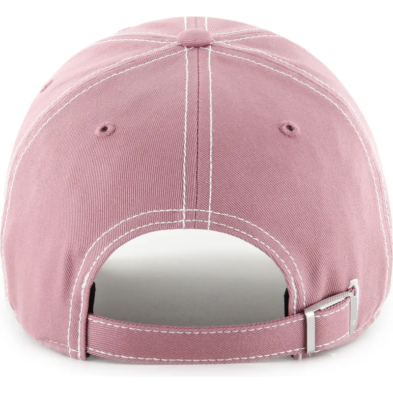 cap-curbata-pink-adjustable-strap-clean-up-contrast-stitch-de-new-york-yankees-mlb-de-47-brand
