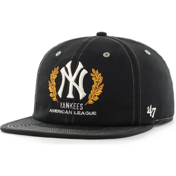 Czarna płaska czapka snapback Captain RL Keepsake New York Yankees MLB od 47 Brand