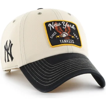 Șepci curbată bej reglabilă Clean Up Keepsake de New York Yankees MLB de 47 Brand