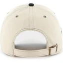 casquette-courbee-beige-et-noire-ajustable-clean-up-keepsake-new-york-yankees-mlb-47-brand