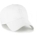 cappellino-curvo-bianco-regolabile-con-logo-bianco-clean-up-contemporary-two-tone-dei-new-york-yankees-mlb-di-47-brand