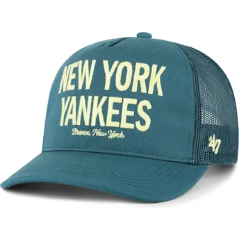 Gorra trucker verde Hitch Contemporary de New York Yankees MLB de 47 Brand