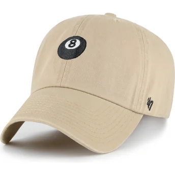 Șepci curbată kaki reglabilă 8-Ball Clean Up Base Runner Icon de 47 Brand