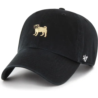 Șepci curbată negru reglabilă Clean Up Dog Base Runner Icon de 47 Brand
