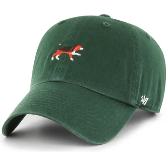 Gorra curva verde ajustable Clean Up Dog Base Runner Icon de 47 Brand