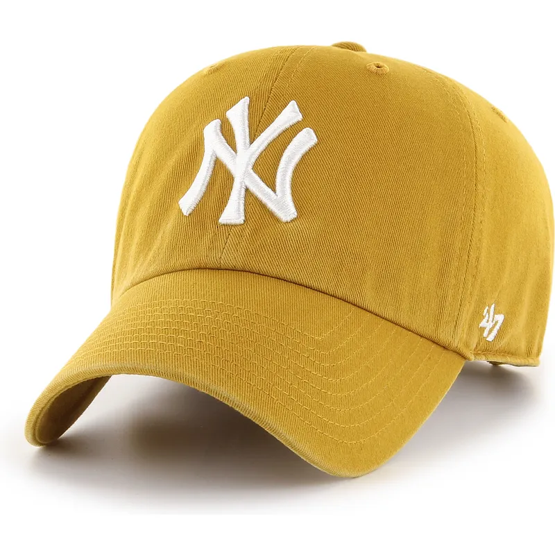 epci-curbata-galben-reglabila-clean-up-flat-gold-de-new-york-yankees-mlb-de-47-brand