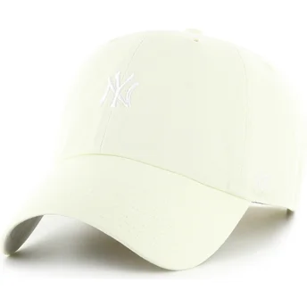 Șepci curbată galben bandă reglabilă Clean Up Base Runner de New York Yankees MLB de 47 Brand