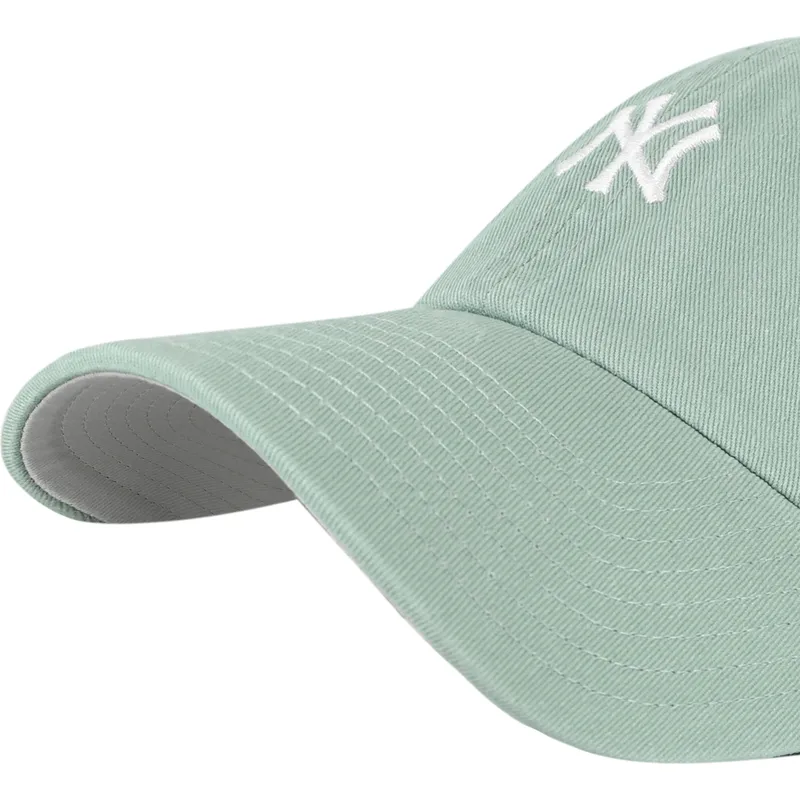 zielona-regulowana-czapka-z-daszkiem-clean-up-base-runner-new-york-yankees-mlb-od-47-brand