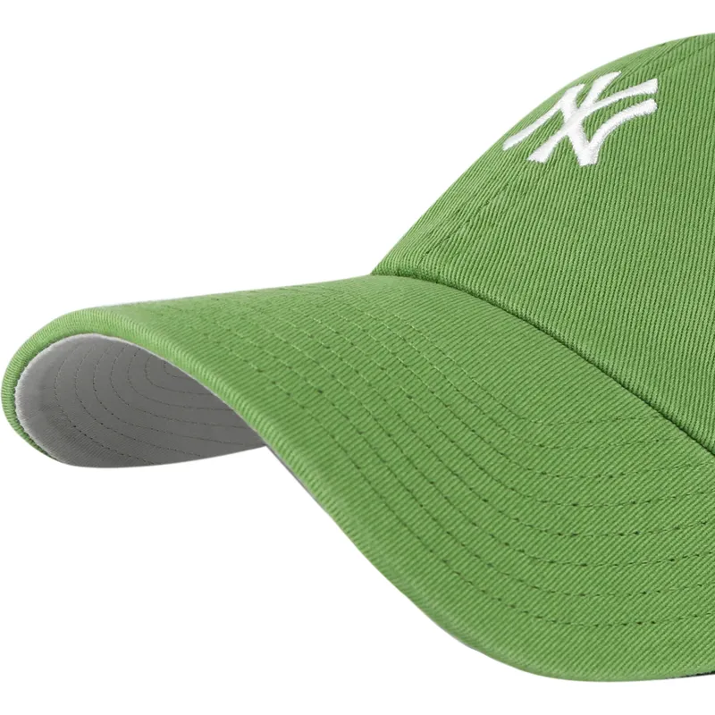 cappellino-curvo-verde-regolabile-clean-up-base-runner-fatigue-green-dei-new-york-yankees-mlb-di-47-brand