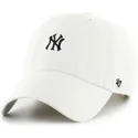 casquette-courbee-beige-ajustable-clean-up-base-runner-new-york-yankees-mlb-47-brand