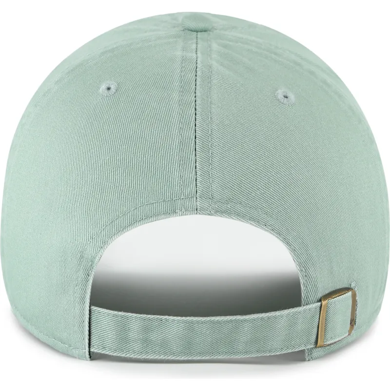 cappellino-curvo-verde-regolabile-con-logo-verde-clean-up-no-loop-label-dei-new-york-yankees-mlb-di-47-brand