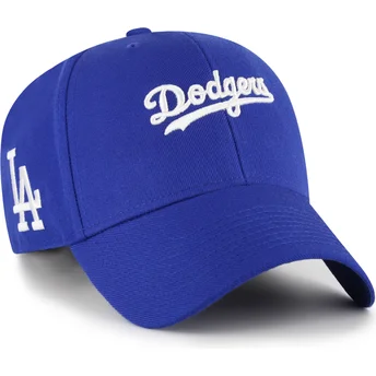 Șepci curbată albastru bandă reglabilă MVP Ballpark Script Shot de Los Angeles Dodgers MLB de 47 Brand