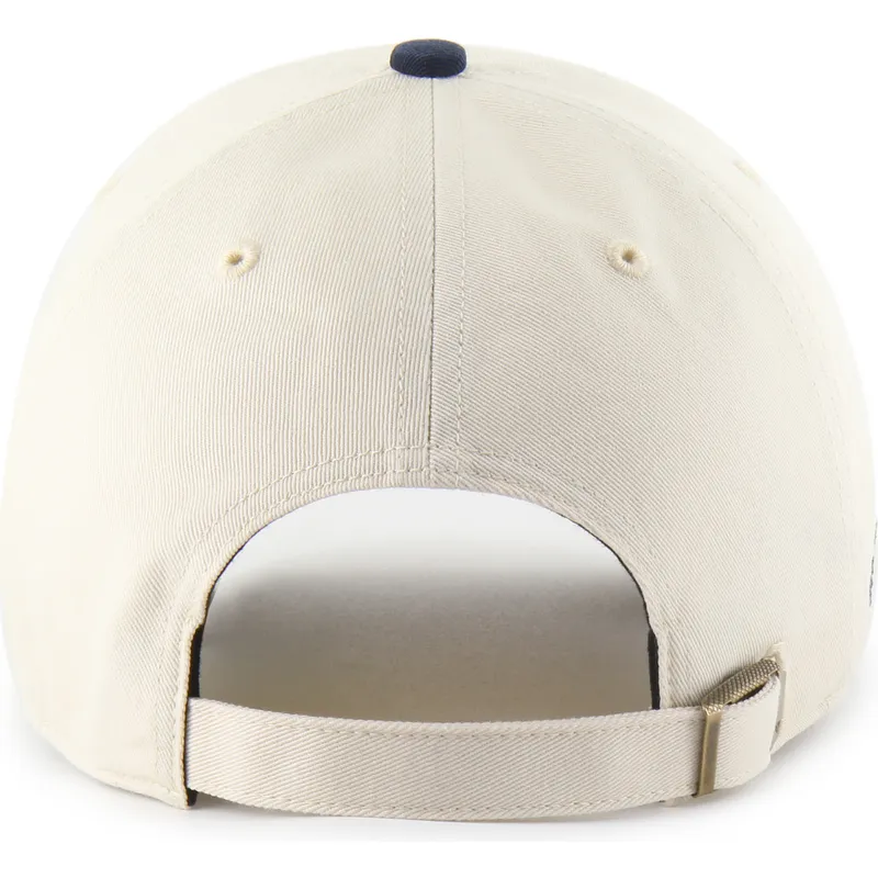 cap-curbata-beige-adjustable-strap-clean-up-base-runner-sure-shot-two-tone-de-new-york-yankees-mlb-de-47-brand