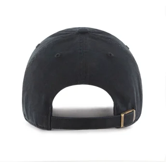 Casquette courbée noire ajustable Clean Up No Loop Label New York Yankees MLB 47 Brand