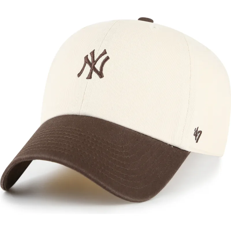 epci-curbata-bej-reglabila-clean-up-base-runner-two-tone-de-new-york-yankees-mlb-de-47-brand