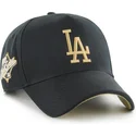 gorra-curva-negra-snapback-mvp-dt-sure-shot-two-tone-cotton-de-los-angeles-dodgers-mlb-de-47-brand